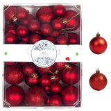 Trendbay 42pcs Red Christmas Tree Baubles Set In Australia - Darrahopens