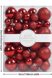Trendbay 42pcs Red Christmas Tree Baubles Set In Australia - Darrahopens