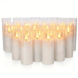 Flameless LED Candle Set Flickering Flame Effect 24pcs In Australia - Darrahopens