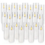 Flameless LED Candle Set Flickering Flame Effect 24pcs
