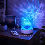 RGB Water Ripple Night Light with Remote Control