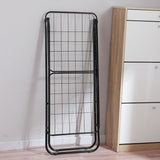 Large Double-Wing Floor-Standing Folding Clothes Drying Rack-Black In Australia - Darrahopens