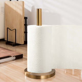 Stainless Steel Kitchen Paper Towel Holder -Gold