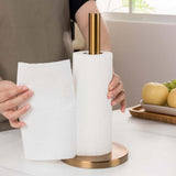 Stainless Steel Kitchen Paper Towel Holder -Gold