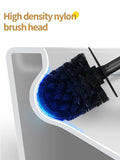 Iron Floor-Standing Toilet Brush Cleaning Brush With Base-Black In Australia - Darrahopens