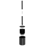 Iron Floor-Standing Toilet Brush Cleaning Brush With TPR Brush Head-Black
﻿