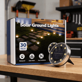 Darrahopens Home & Garden > Garden Lights > In-Ground Lights 30pcs Solar Ground Lights IP68 Waterproof Warm Light High Brightness Auto On/Off Long Lasting