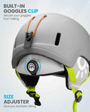 OutdoorMaster Children's Ski Helmet, Snowboard Helmet for Boys & Girls, Robust PC Shell & EPS Foam, 12 Ventilation Holes, Adjustable Snow Sports Helmet, Certified Snow Sports and Snowboard Helmet-Matte Grey,48-52cm X-Small In Australia - Darrahopens