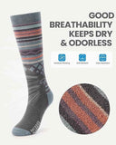 OutdoorMaster Ski Socks 4-Pack Merino Wool, Over The Calf Non-Slip Cuff for Men & Women In Australia - Darrahopens
