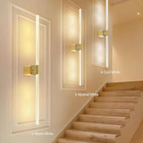 Gold Battery Operated Wall Sconce Set of 2, Rechargeable Wireless Wall Lights with Remote and Touch, 360° Rotatable Sconces Wall Decor for Bedroom Living Room (31.49 Inch, 2-Pack)