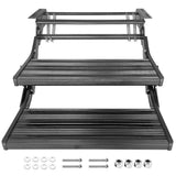 Heavy Duty Double Aluminium Caravan Step – Anti-Slip RV Entry Step, Stable 2-Tier Camping Step, Durable Outdoor Access Step, 54.5 x 77.5 x 30cm