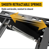 Heavy Duty Double Aluminium Caravan Step – Anti-Slip RV Entry Step, Stable 2-Tier Camping Step, Durable Outdoor Access Step, 54.5 x 77.5 x 30cm