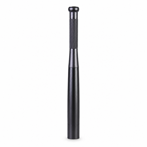 35cm Aluminium LED Torch Flashlight with High Low Strobe Modes, AA Batteries Included, Lightweight Camping Emergency Safety Light – Gunmetal
