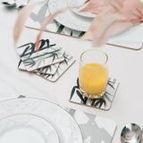 4 Pcs Clevinger MDF Coasters Bamboo