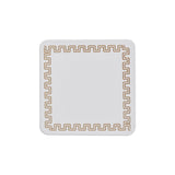 4 Pcs Clevinger MDF Coasters Gold Border
