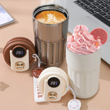 450ml Thermal LED Temperature Display Smart Coffee Cup Insulated Drink Tumbler-Red