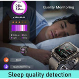Njord Gear Indestructible Tactical Smartwatch – Military Grade & Rugged - Black