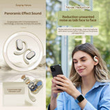 Bluetooth 5.3 Wireless Earbuds Deep Bass Over Ear - Black