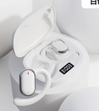 Bluetooth 5.3 Wireless Earbuds Deep Bass Over Ear - White