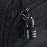 2 Pcs Combination 3 Dial Smooth Padlocks