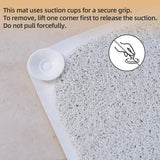 Non Slip Loofah Shower Bathtub Mat Bathroom Safe Mat Extra Large 75 x 44 CM In Australia - Darrahopens