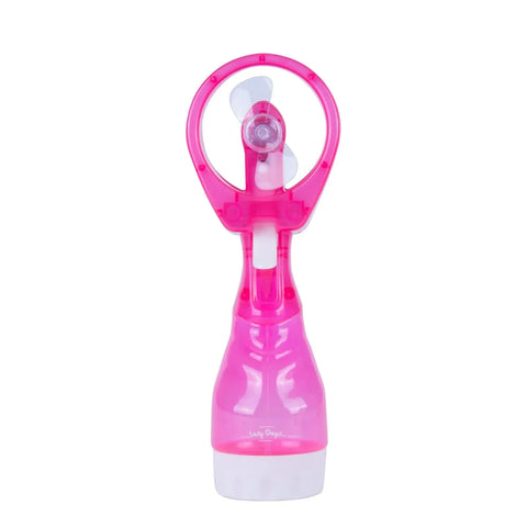 Lazy Dayz Water Spray Fan - Pink