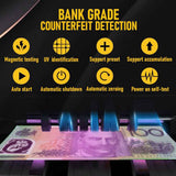 Automatic Money Counter Machine For Australian Banknotes With UV/MG/IR Counterfeit Detection, High-Speed Counting & Digital Display 25.3x30.3x19.5cm In Australia - Darrahopens
