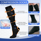 2 pairs of Miracle Compression Socks - Large/XL