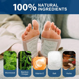 28 Pcs Cleansing Detox Foot Pads – 100% Natural Herbal Foot Patches (12?×?10?cm)