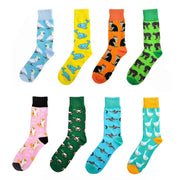 8 Pairs Fashion Novelty Funny  Socks one Size 5-13 Men  Socks  Women  Socks #1 In Australia - Darrahopens