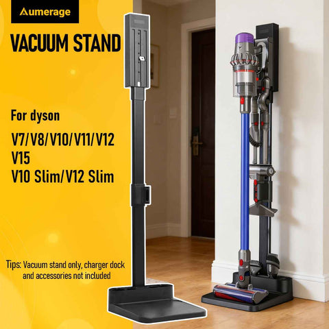 Freestanding Holder for Dyson Vacuum Stand – Suitable for Dyson V6 V7 V8 V10 V11 V12 V15 Vacuum Cleaners