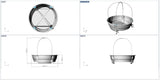 2.5m (5-Person) Smart Electric Power Round Transparent Boat In Australia - Darrahopens