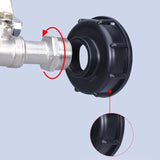 Darrahopens Home & Garden > Garden Tools > Gardening Accessories IBC Tank Faucet 1000L with Garden Hose Tap Adapter S60X6 Connector Plastic 1/2 Inch for Rainwater Harvester