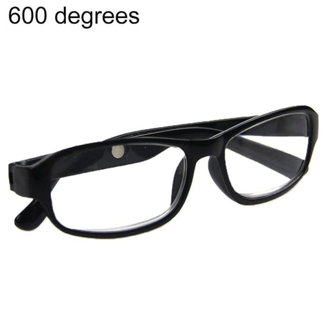 +4.5 to +6.0 Reading Glasses, Black Optical Frames Black 6