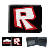 Roblox Cartoon Wallet for Kids Boys Girls PU Bifold Coin Purse ID Card Holder
