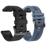 Silicone Strap for Garmin Fenix 7X 7 Pro Solar 6X 6 Sapphire 5 5X Plus 3 3HR Epix Compatible with Garmin QuickFit 22mm 26mm Army Green Watch Band