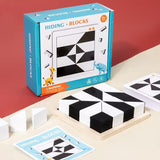 Darrahopens Baby & Kids > Baby & Kid's Toys > Kid's Jigsaw Puzzles Wooden Hidden Block Puzzle Toys