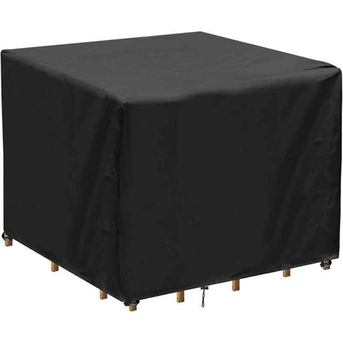 Square Garden Table Cover, Waterproof Garden Furniture Cover, Anti-Uv, Oxford Fabric Outdoor Garden Furniture Table