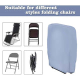 2 pcs Folding Sun Lounger Cover, Windproof Anti-Uv Waterproof Folding Garden Chair Covers, Garden Sun Lounger Cover,
