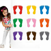 Darrahopens Home & Garden > DIY > Flooring 9 Pairs Footprint Stickers For Floor, Wall, Stairs To Guide Directions