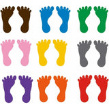 Darrahopens Home & Garden > DIY > Flooring 9 Pairs Footprint Stickers For Floor, Wall, Stairs To Guide Directions