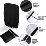 2 pcs Folding Sun Lounger Cover, Windproof Anti-Uv Waterproof Folding Garden Chair Covers, Garden Sun Lounger Cover,