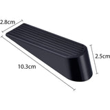Darrahopens Home & Garden > DIY > Door Hardware Door Wedge, 4 Pack Rubber Door Stopper Upgrade Door Stop, 100% Silicone, Non-Toxic, No Odor, Black