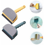 Darrahopens Home & Garden > Laundry & Cleaning > Laundry Cleaning Supplies 2 pcs Glass Wiper Bath Cleaner Household Floor Cleaners Double-Sided Window Cleaning Sponge Glass Cleaner Glass Cleaner