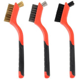Darrahopens Tools > Industrial Tools > Masonry Tools 3 pcs Wire Brushes Set Stainless Steel Brass Carbon Nylon Scrub Brushes For Cleaning Welding Slag Stripping Rust Dust