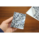 Darrahopens Home & Garden > DIY > Kitchen & Bathroom DIY 24X Tile Sticker For Bathroom And Kitchen 10 X 10Cm Black White Mosaic 2D Film Adhesive Stickers For Tiles For Wall
