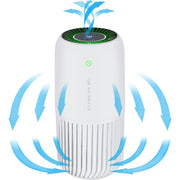 Darrahopens Appliances > Aroma Diffusers & Humidifiers > Purifiers Air Purifier With True Hepa Filter With Uv-C Light, Mini Air Purifier Removes 99.97% Of Smoke Allergens Dust, Air