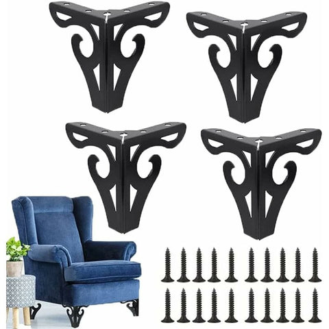 Darrahopens Furniture > Sofas > Sofa Accessories 4 pcs Furniture Sofa Legs, Sofa Legs, Modern Sofa Legs, Tv Cabinet Legs, Bed Legs, For Cabinet, Sofa, Table