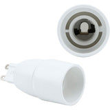 Darrahopens Home & Garden > Lighting > Lighting Accessories 4X Lamp Socket Adapter G9 To E14 In White - 4 pcs Set Reformatting Converters For Lamp Sockets For Incandescent, LED,