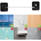 Darrahopens Baby & Kids > Gates & Playpens > Safety Gates & Safety Accessories 3 Pack Child Safety Window Lock, Adhesive Refrigerator Door Lock Opening Limit Cable Child Safety Window Block With 3